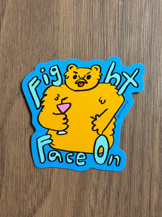 Fight Face On (bear)