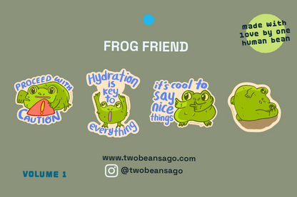 Frog Friend (pre-order, get by 1 Nov)