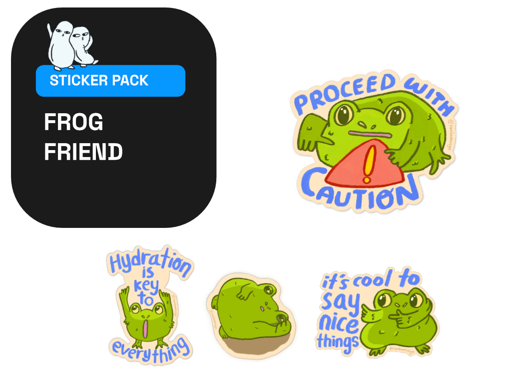 Frog Friend (pre-order, get by 1 Nov)