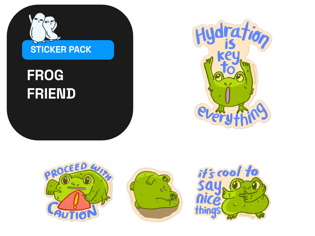 Frog Friend (pre-order, get by 1 Nov)
