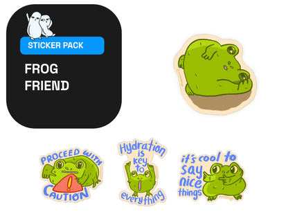 Frog Friend (pre-order, get by 1 Nov)