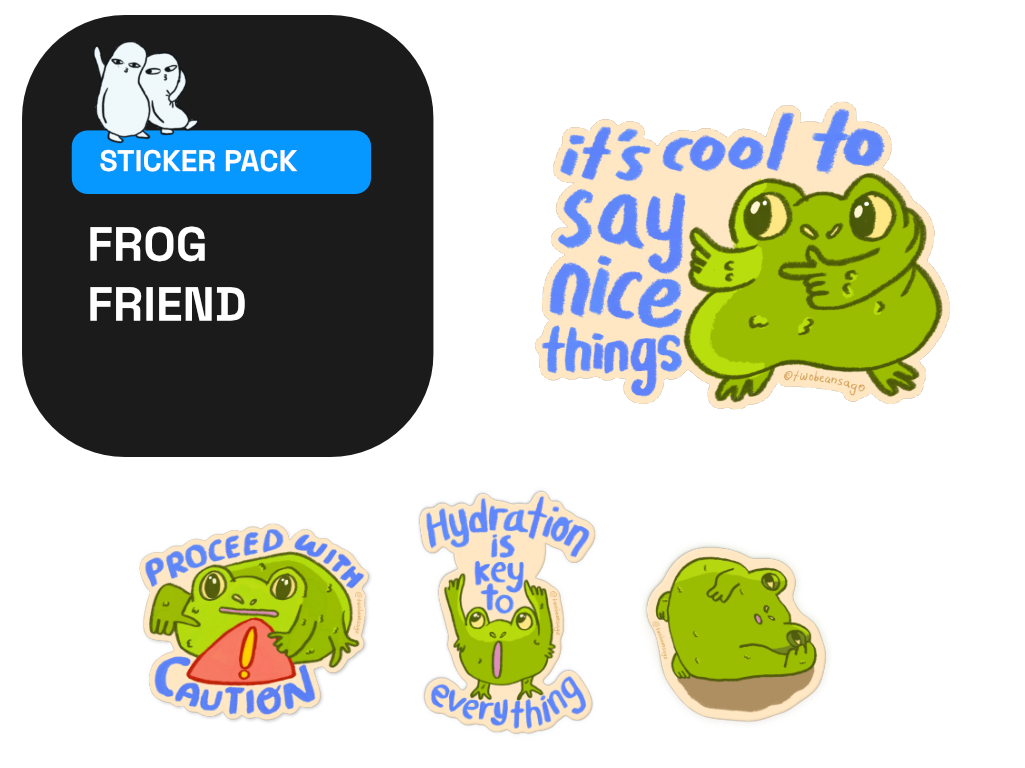 Frog Friend (pre-order, get by 1 Nov)